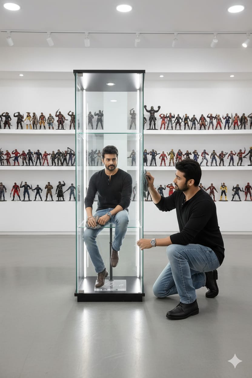 Hyper-Realistic Statue Based On The Given Photo Prompt 3D